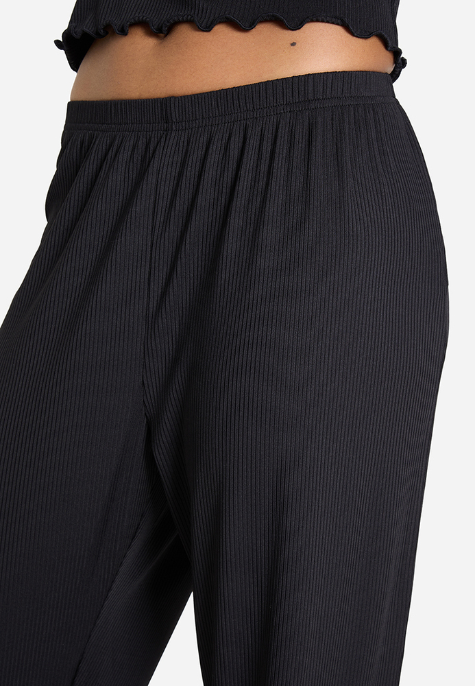 Pyjama-Hose mit Rollkante