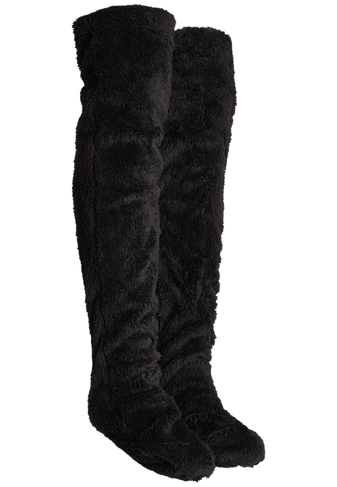 Socken im Overknee-Design