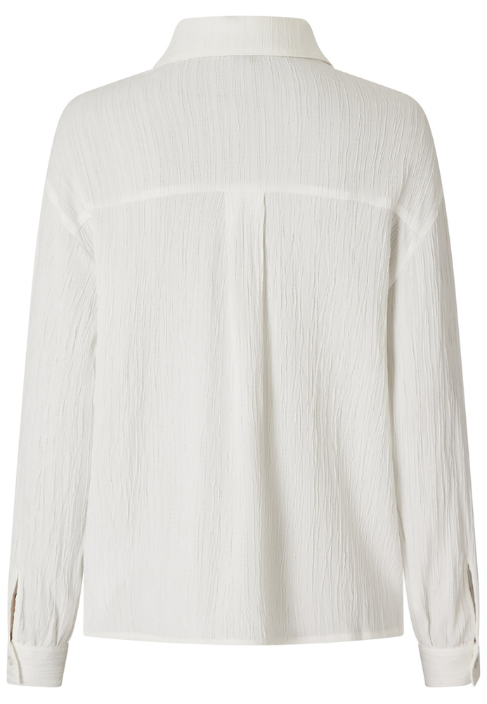 Bluse im Crinkle-Design