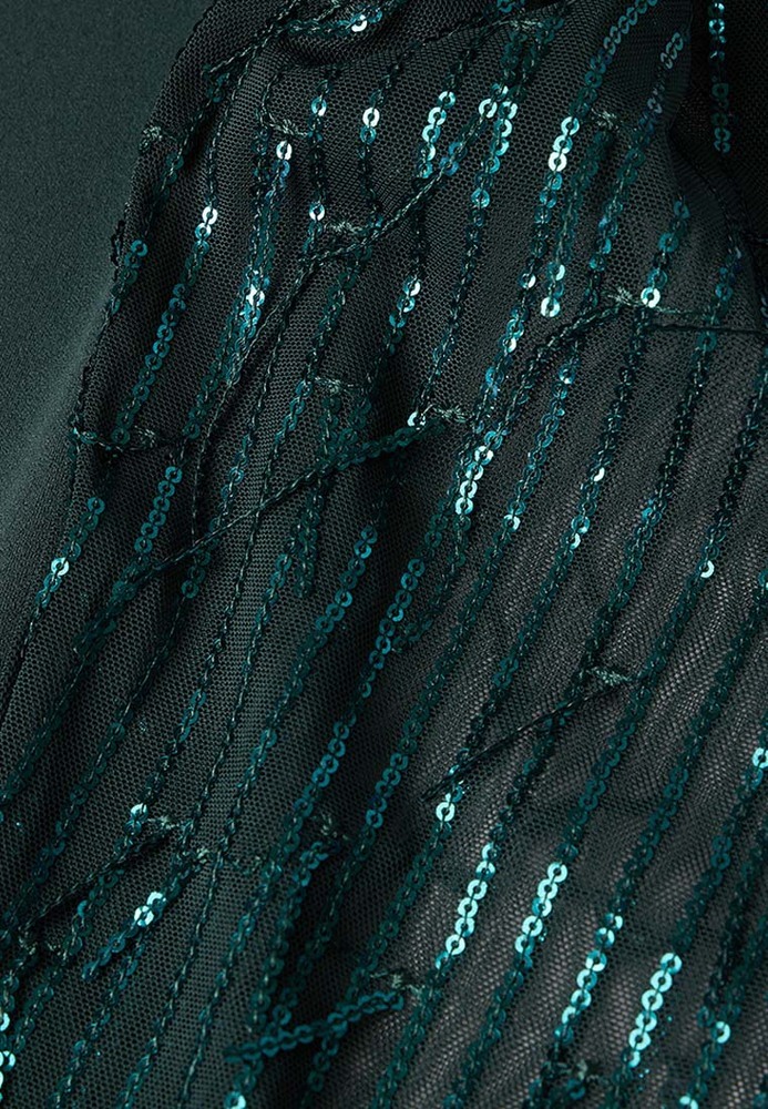 Bluse im Glitzer-Design