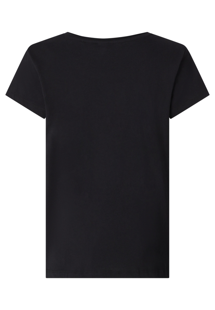 T-Shirt mit Metallic-Print