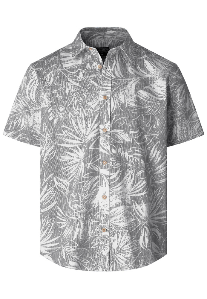 Kurzarmhemd mit Botanic-Muster