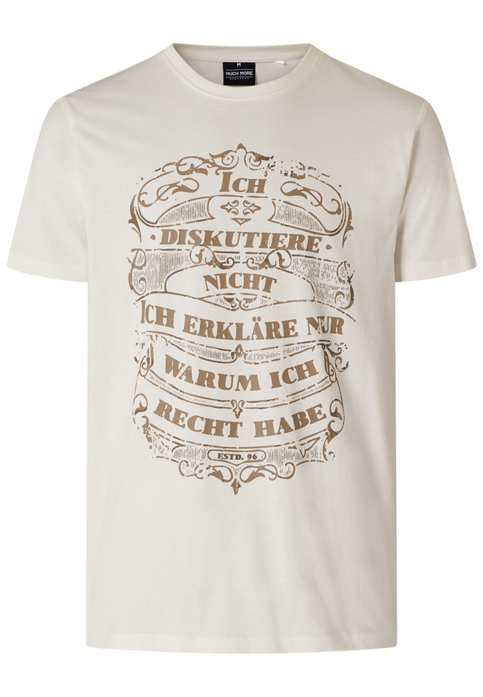 T-Shirt mit Sprüche-Druck