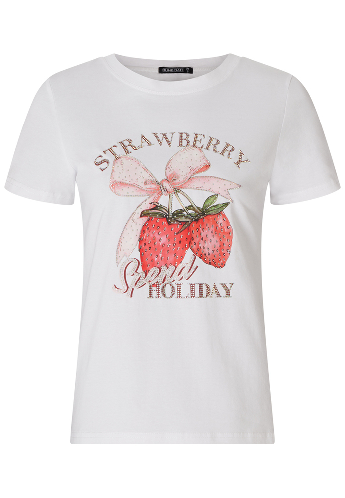 Shirt mit Erdbeer-Motiv