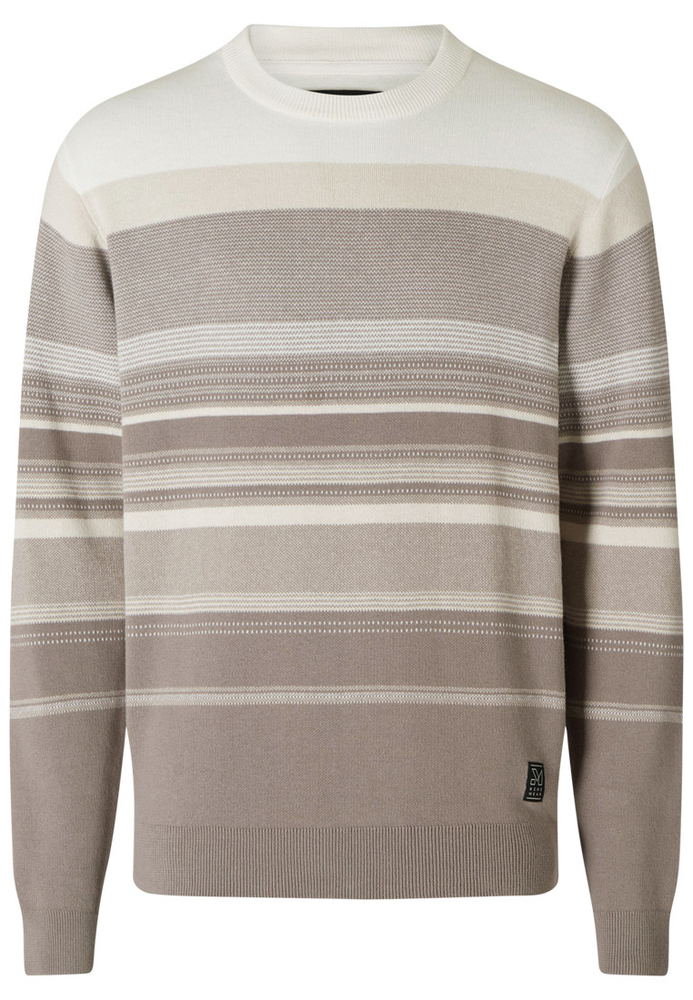 Strickpullover mit Streifenmuster
