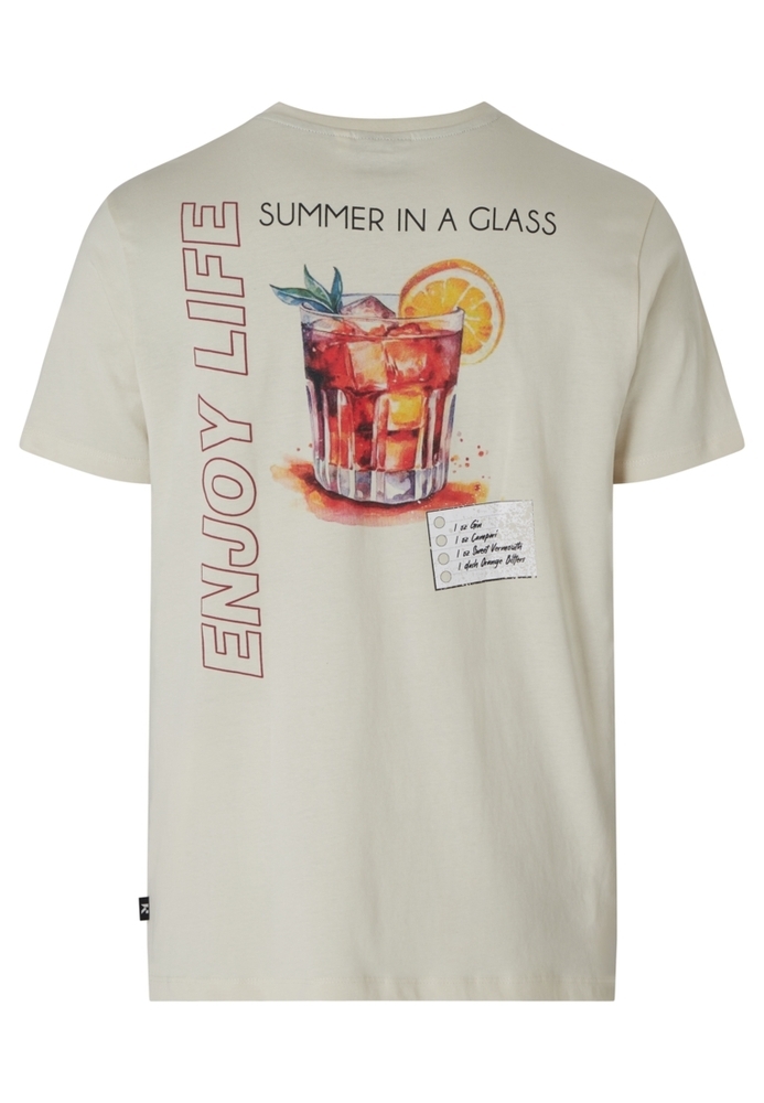 T-Shirt mit Backprint