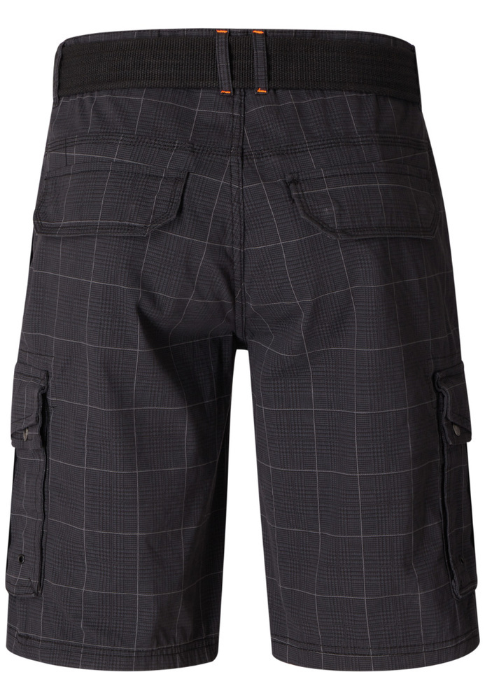 Cargo-Shorts mit Karo-Muster