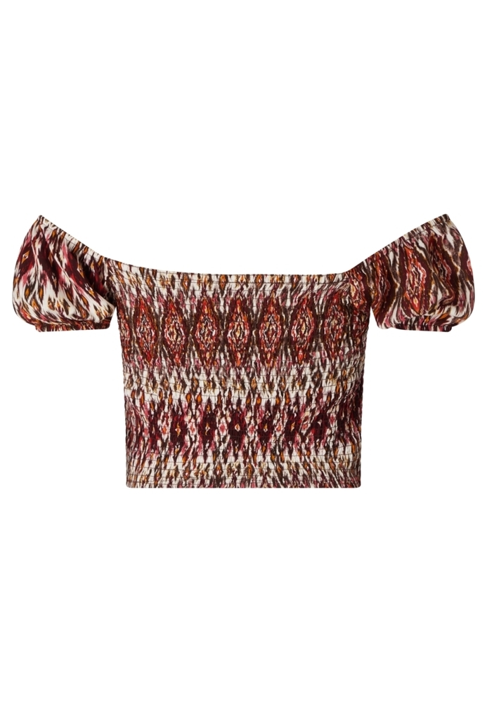 Carmenshirt mit Schnürung