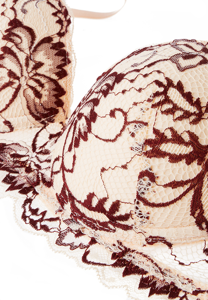BH mit Blumen-Muster