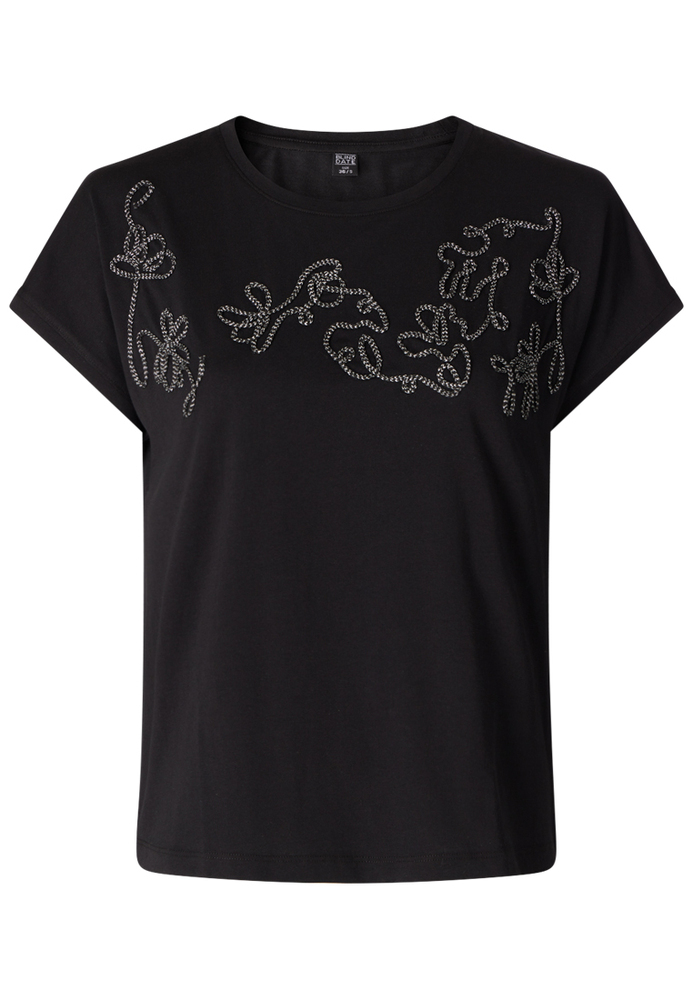Shirt mit Blumen-Motiv