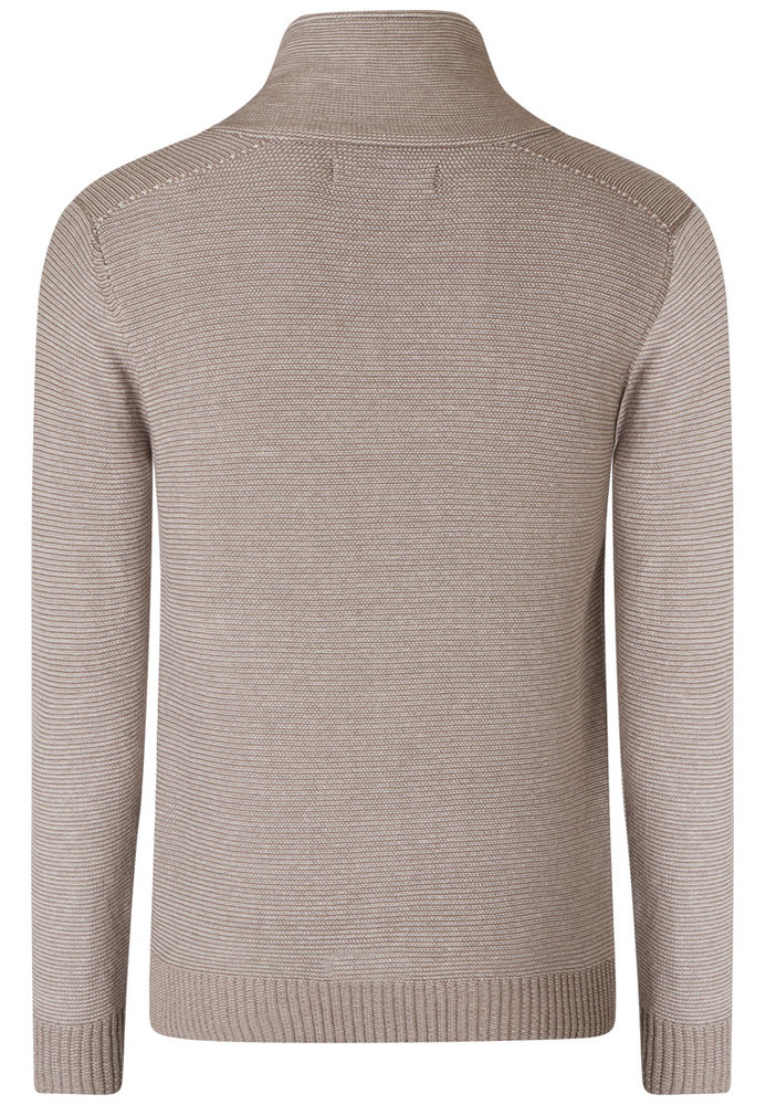 Strickpulli mit Schalkragen