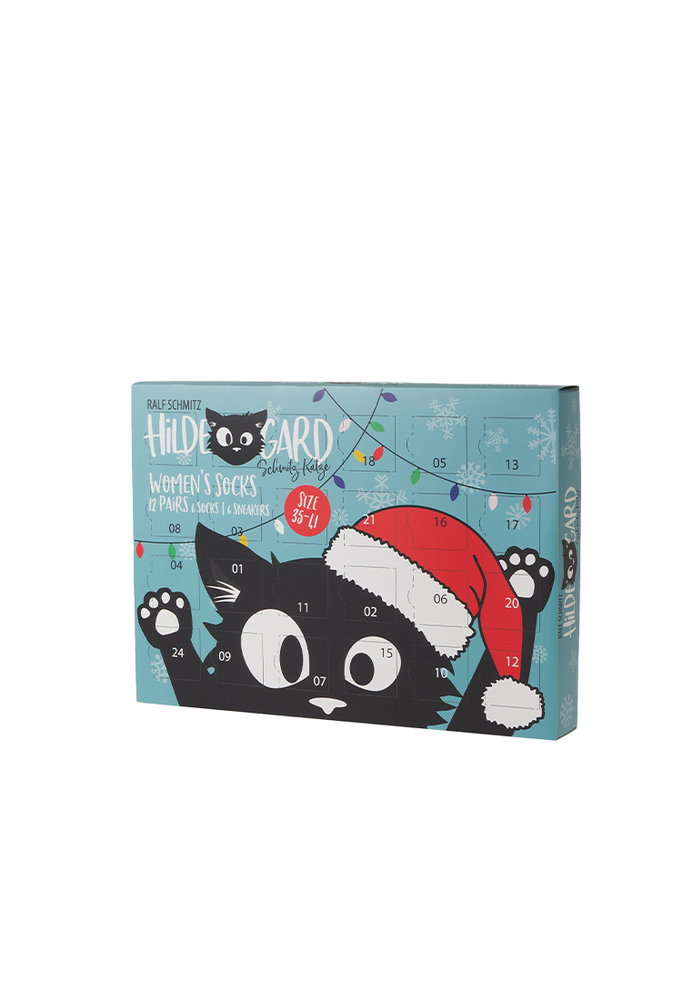 Adventskalender mit Hildegard-Socken Adventskalender mit Hildegard-Socken