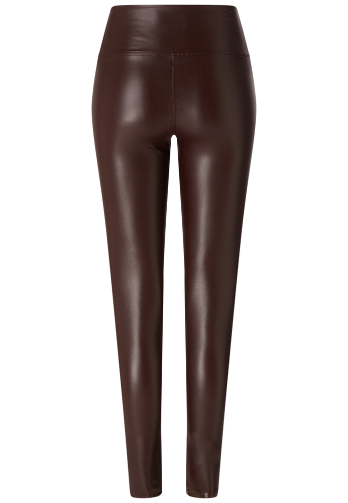 Leggings in Leder-Optik