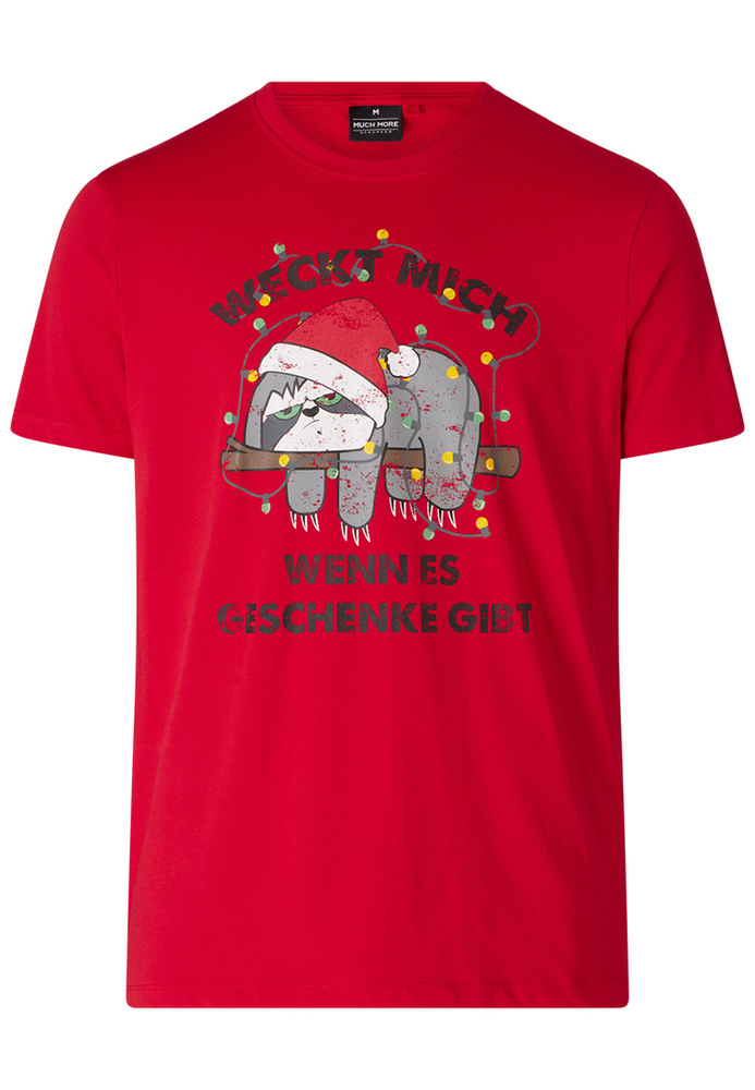 T-Shirt mit XMAS-Faultier