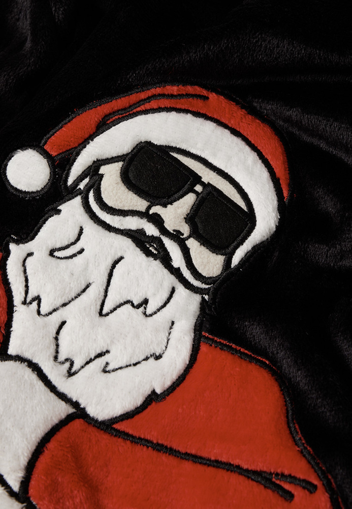 Pyjama-Shirt mit Santa-Claus-Motiv