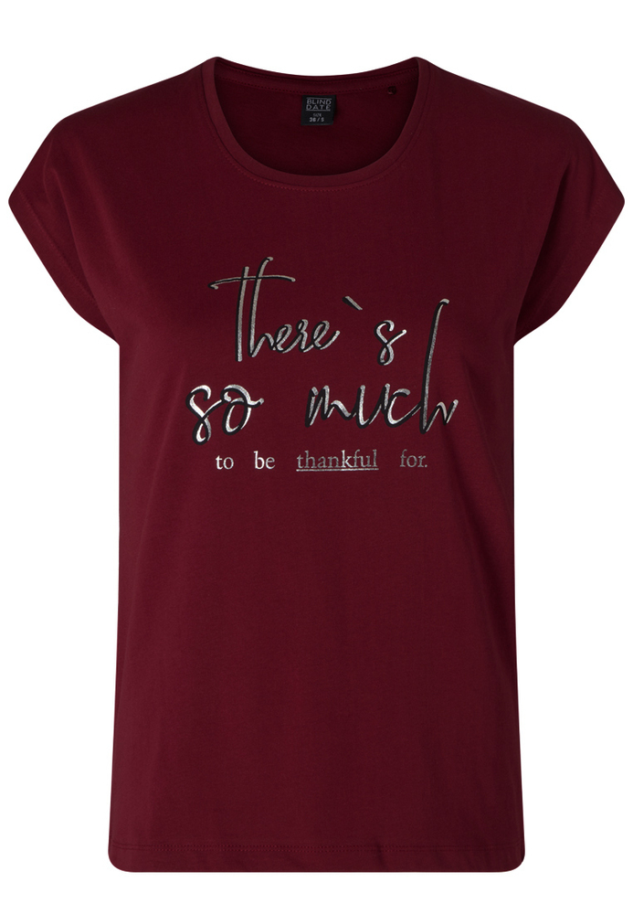 Shirt mit Schriftzug-Print