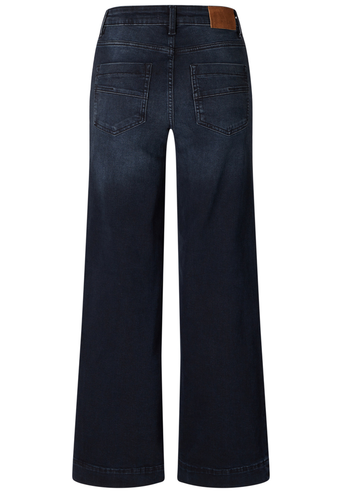 Wide-Leg High-Waist Jeans