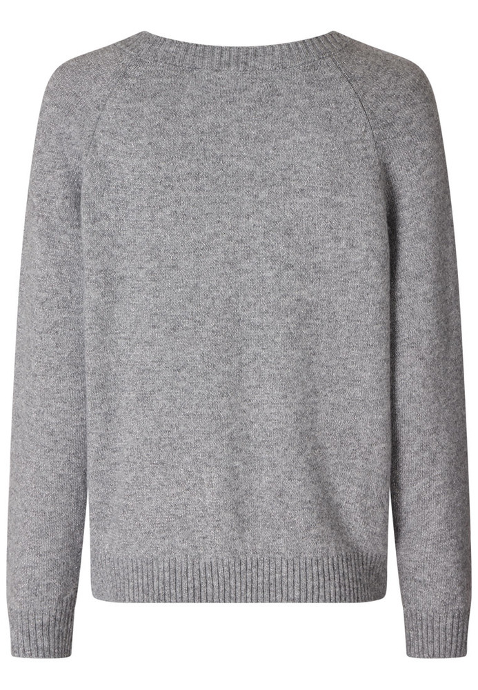 Strickpullover in Glitzer-Melange