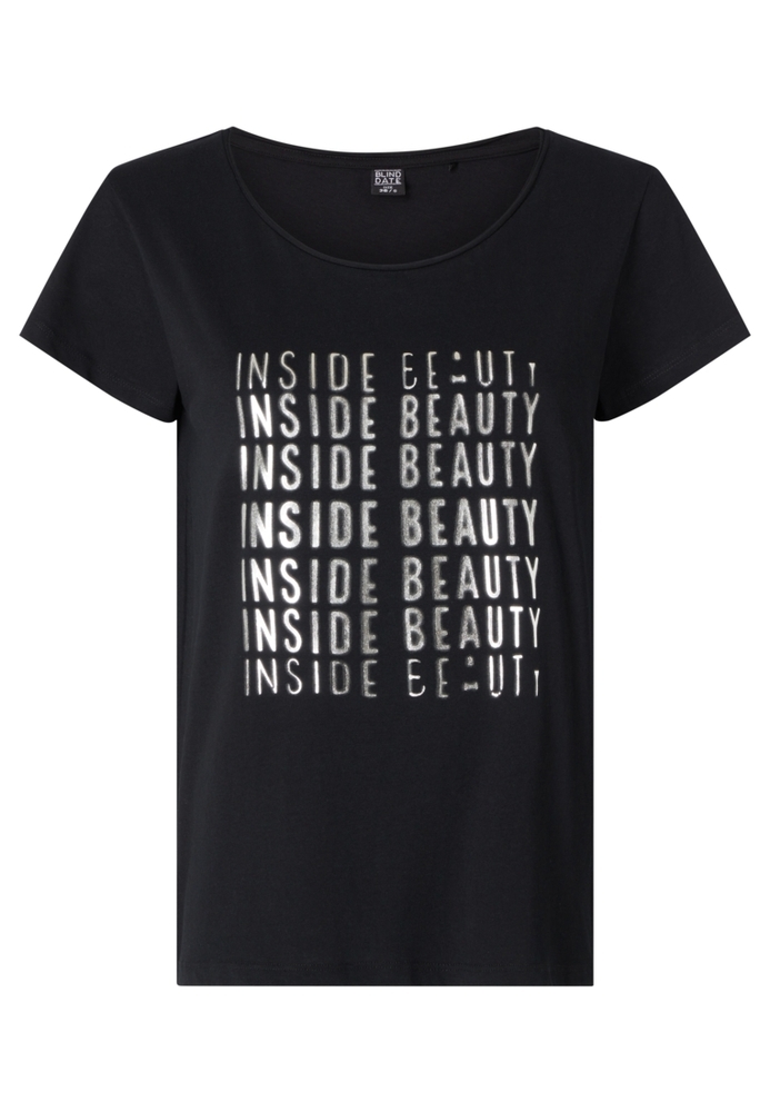 T-Shirt mit Foliendruck