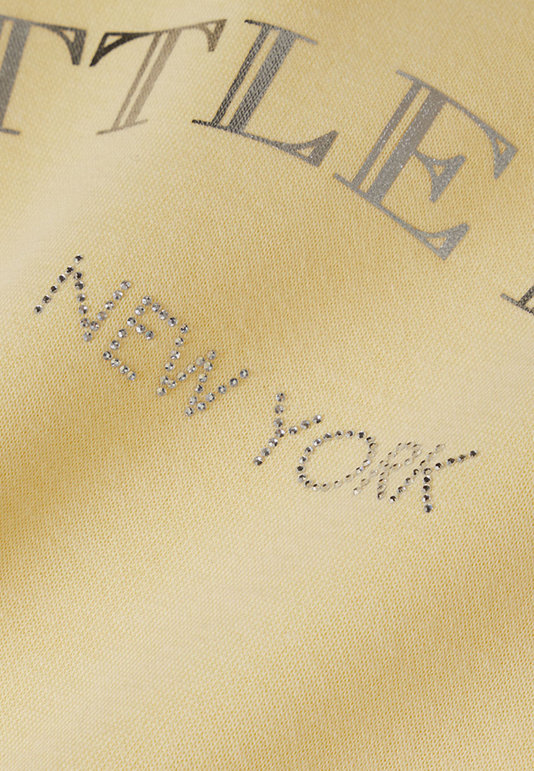 Sweatshirt mit Folien-Schriftzug