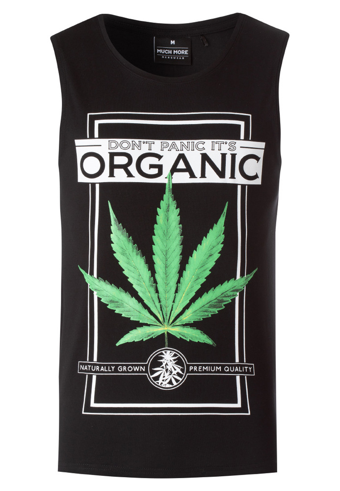 Tank-Top mit Marihuana-Print