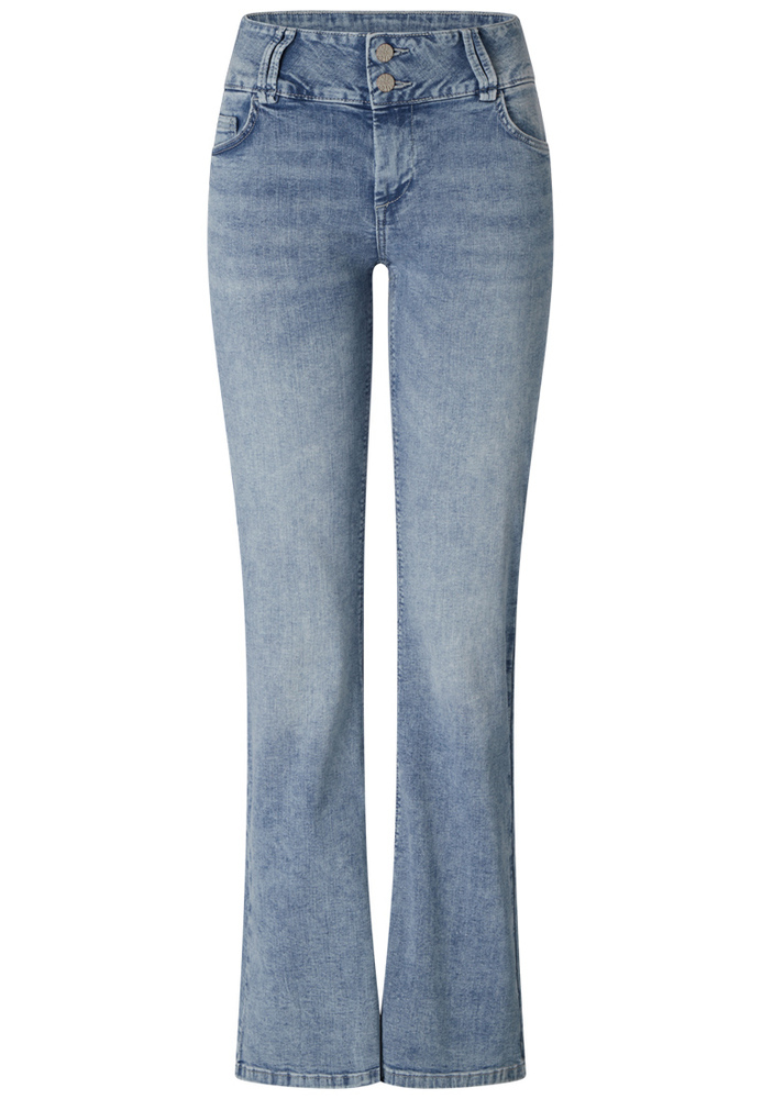 Flared High Waist Jeans light Denim