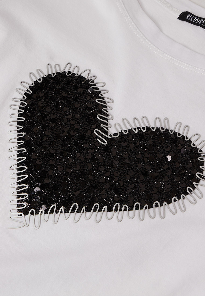 Shirt mit Herz-Design