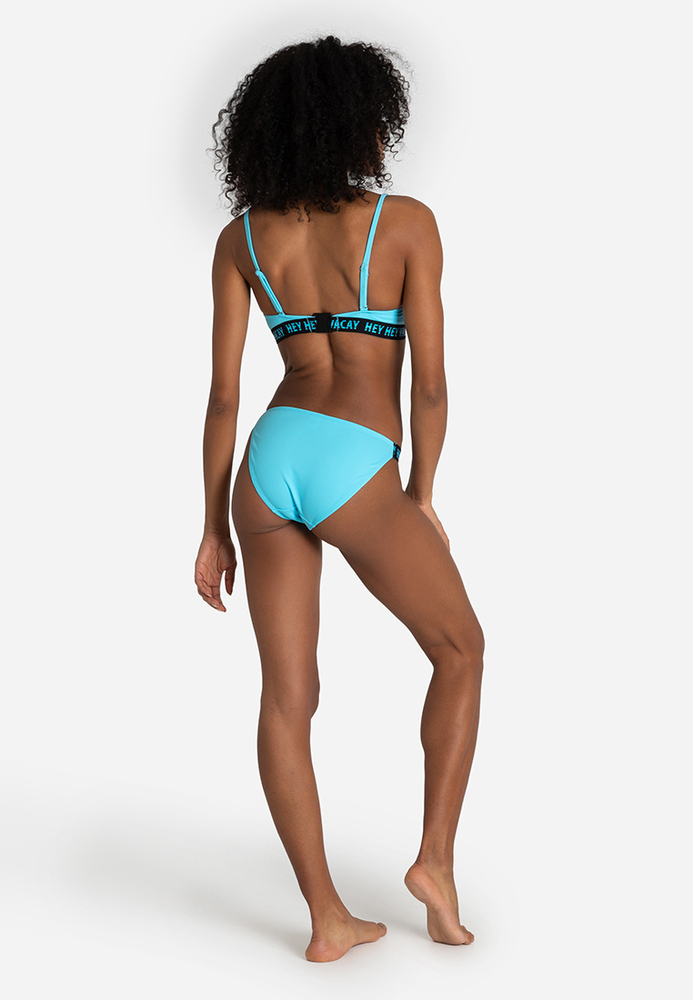 Bikini-Top mit Schriftzug