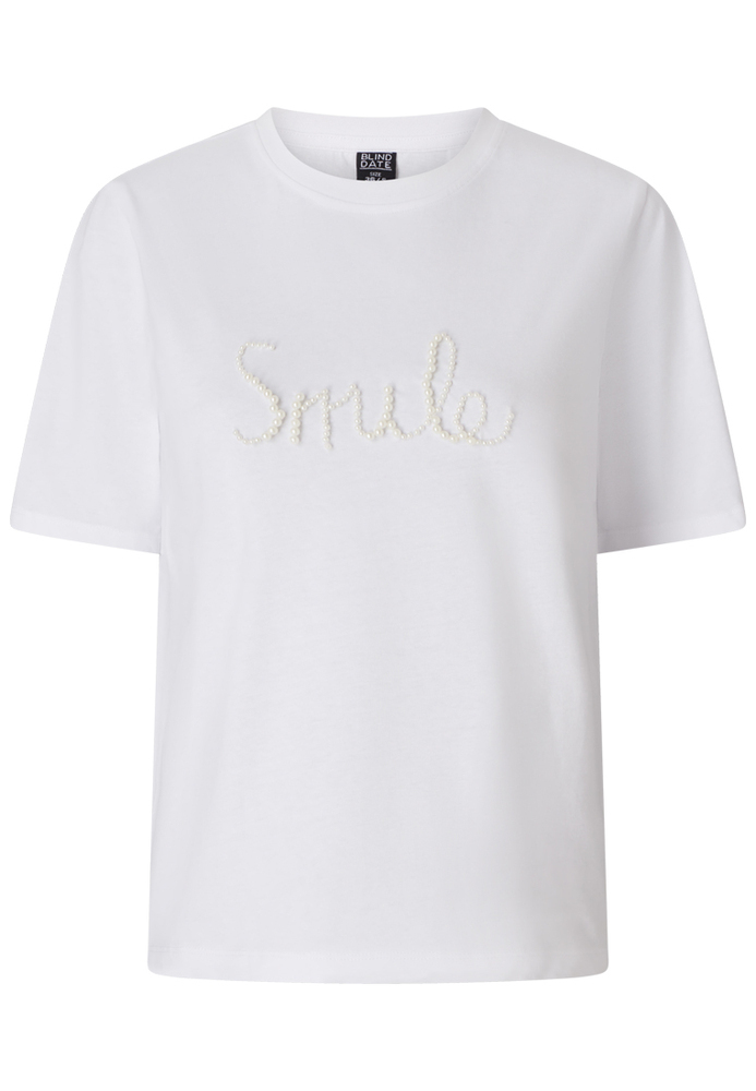Shirt mit Perlendetail