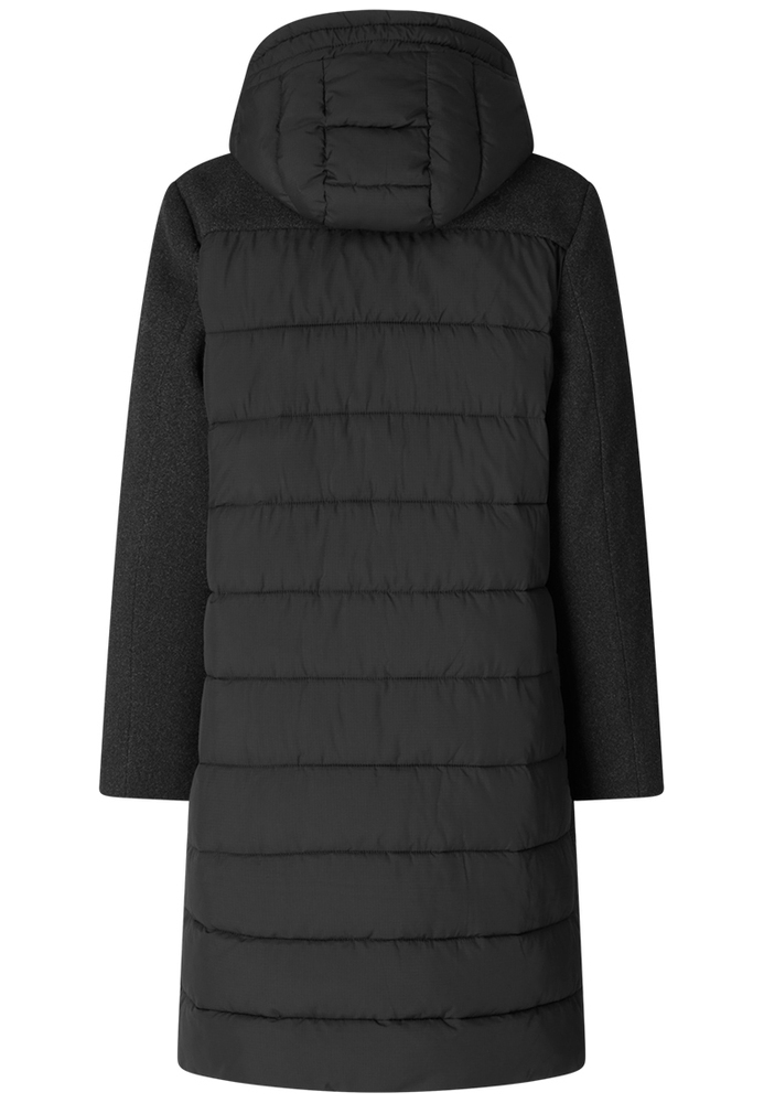 Mantel im Materialmix Mantel im Materialmix