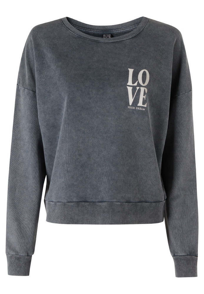 Sweatshirt mit Rückenprint