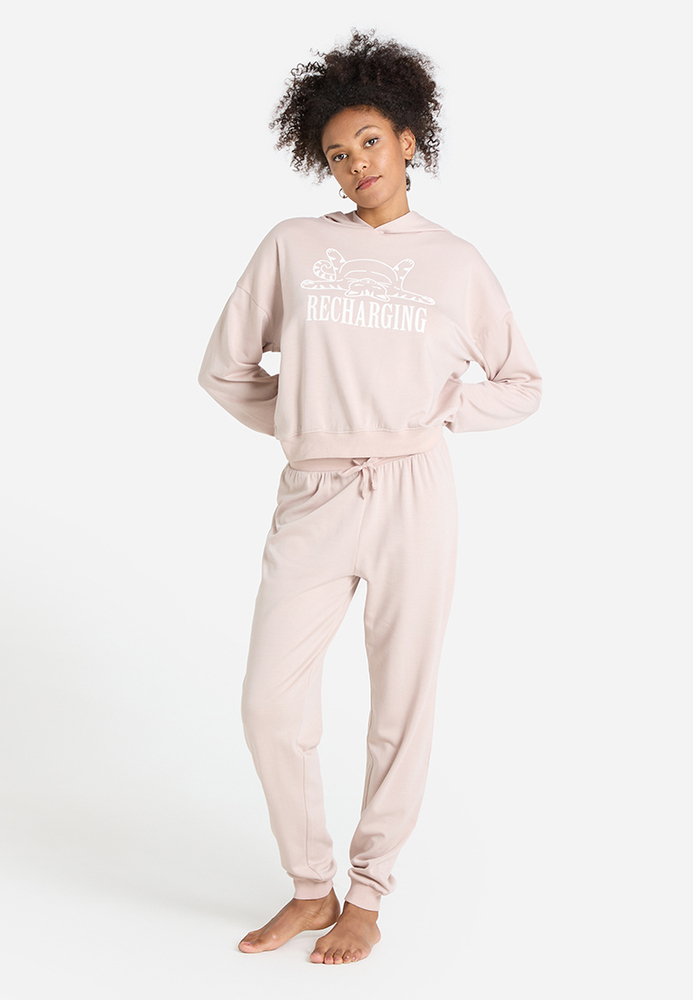 Pyjama-Shirt mit Kapuze