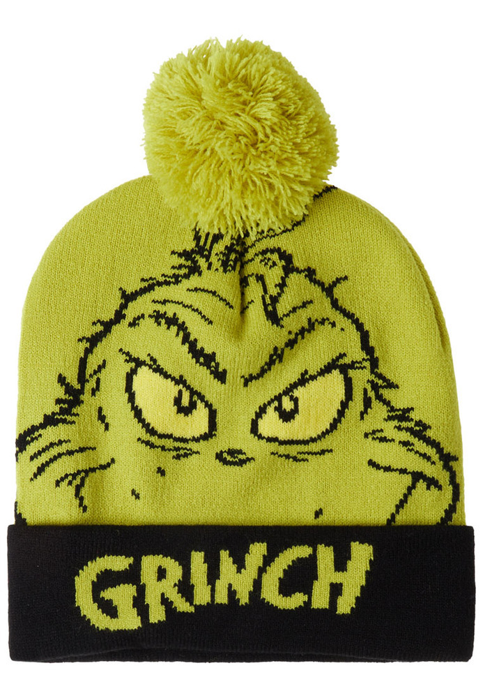 Mütze im Grinch-Design