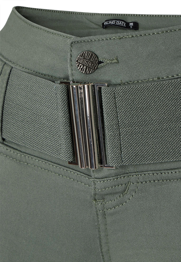 Stoffhose mit breitem Bund Stoffhose mit breitem Bund