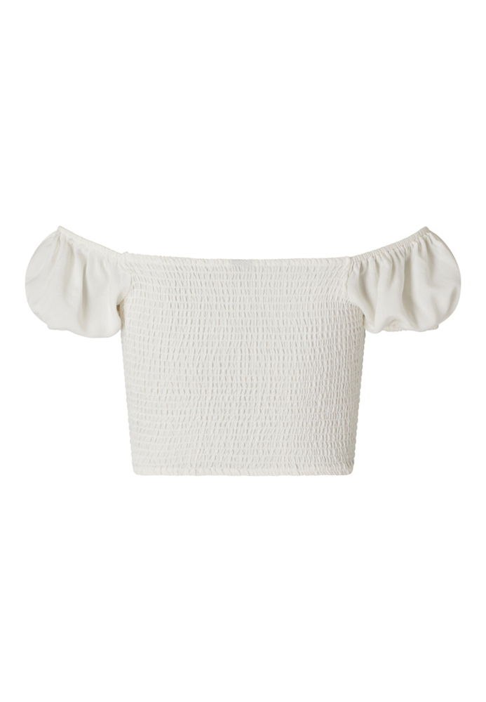 Carmenshirt mit Schnürung