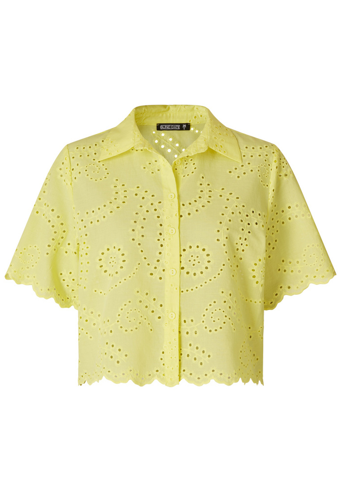 Bluse mit Lochmuster