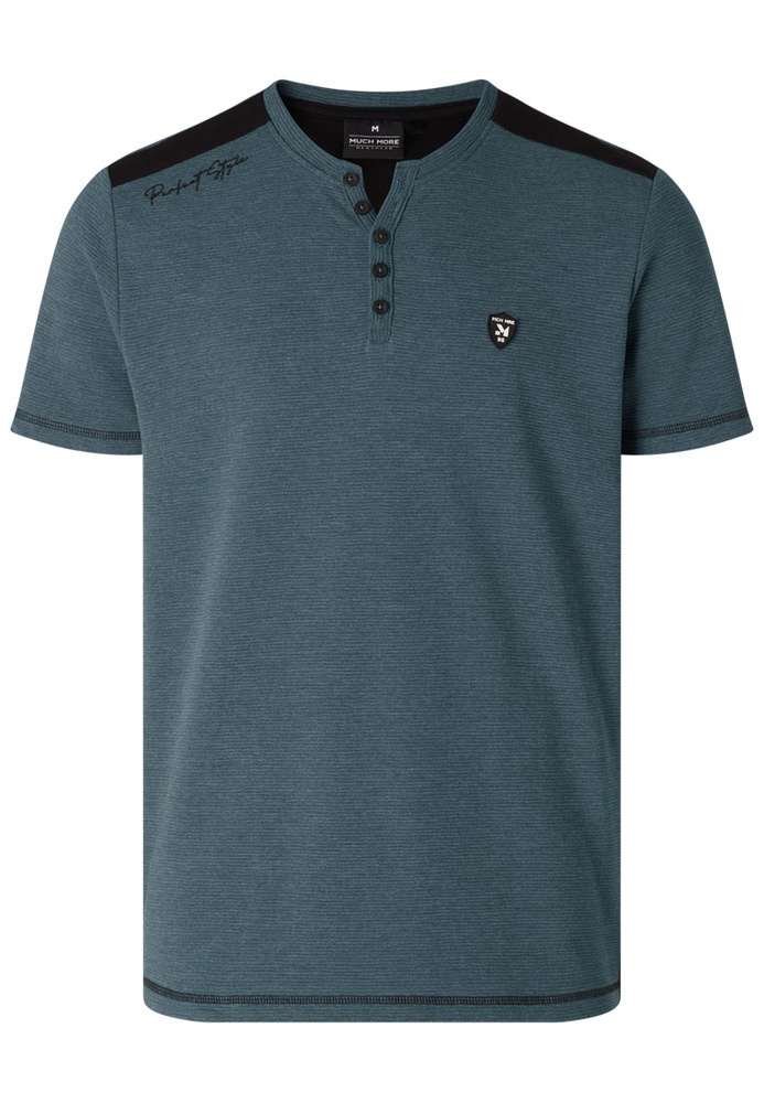 T-Shirt im Henley-Design