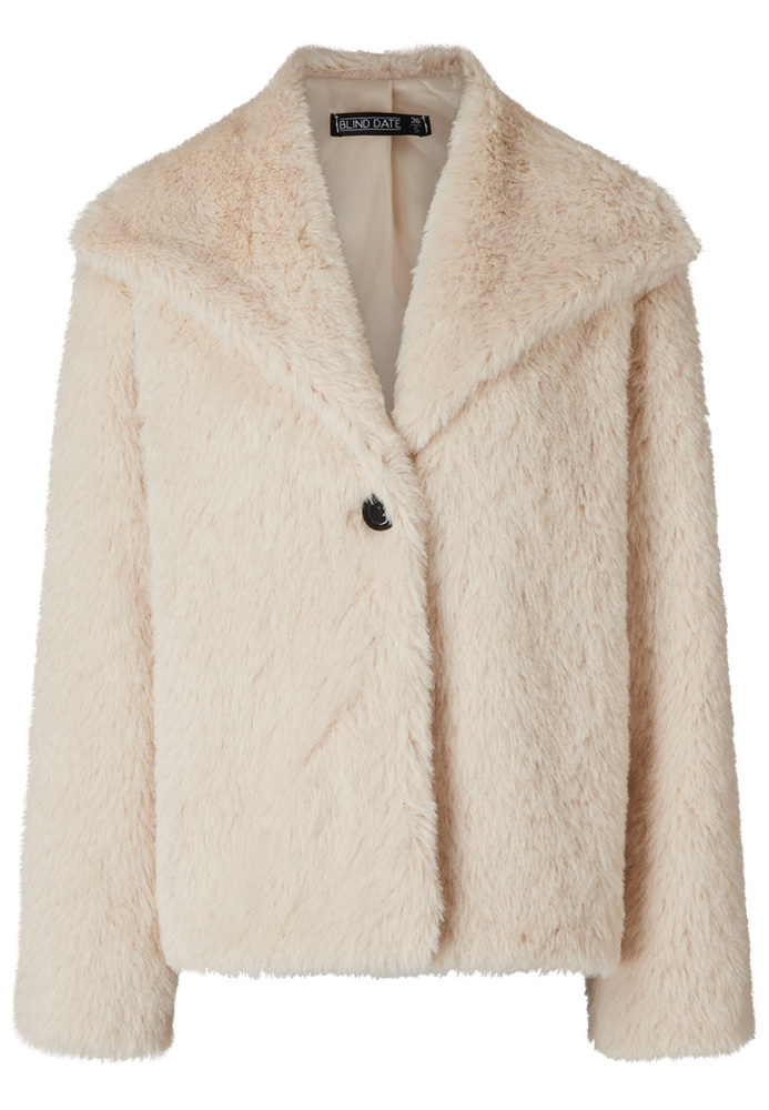 Jacke aus Fell-Imitat