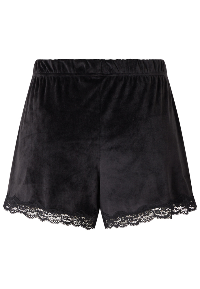 Pyjama-Shorts mit Spitze