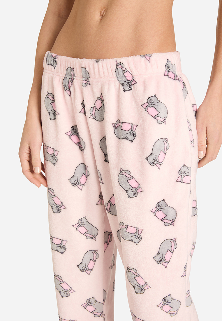 Pyjama-Hose mit All-Over-Print