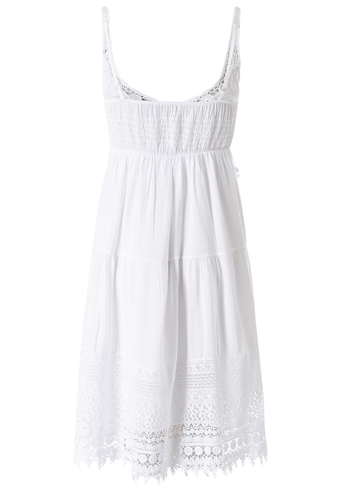 Kleid mit Crochet-Spitze
