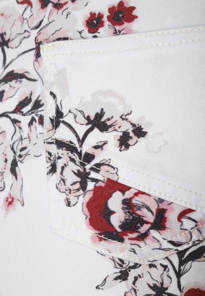 Caprihose mit All-Over-Muster