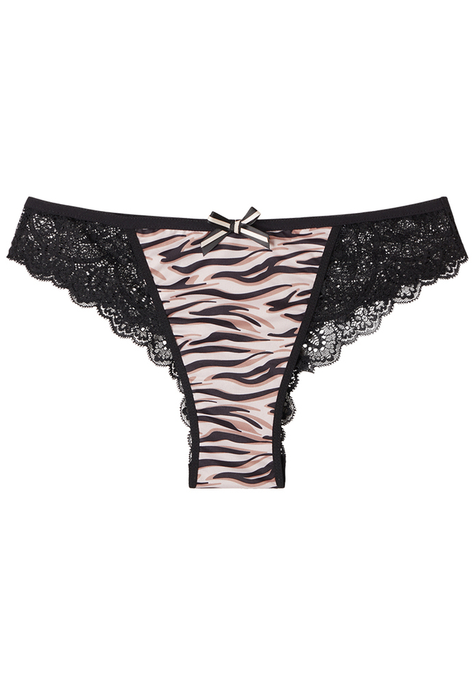 Brazilian Slip im Animal-Print