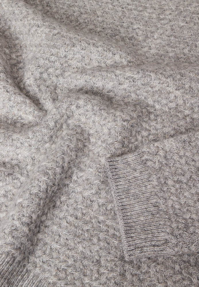 Strickpullover mit Waffel-Muster