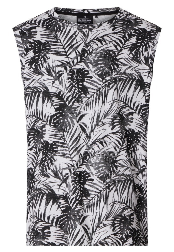 Tank-Top mit Palmblatt-Muster