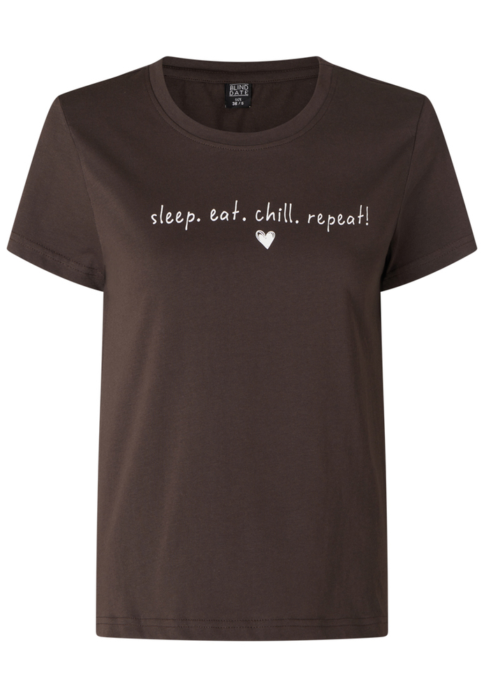 Shirt mit Schriftzug-Print