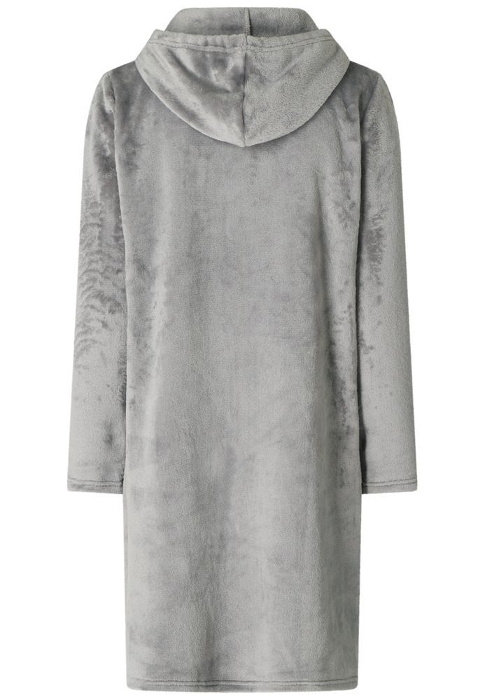 Fleece-Kleid mit Katzen-Motiv