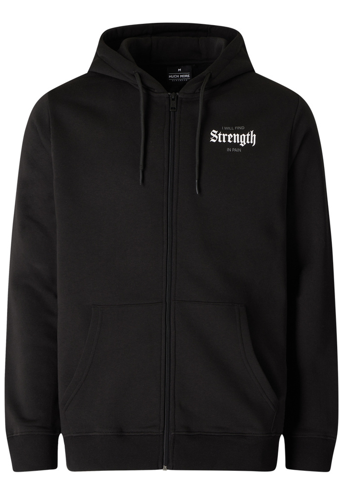 Sweatjacke mit Backprint Sweatjacke mit Backprint