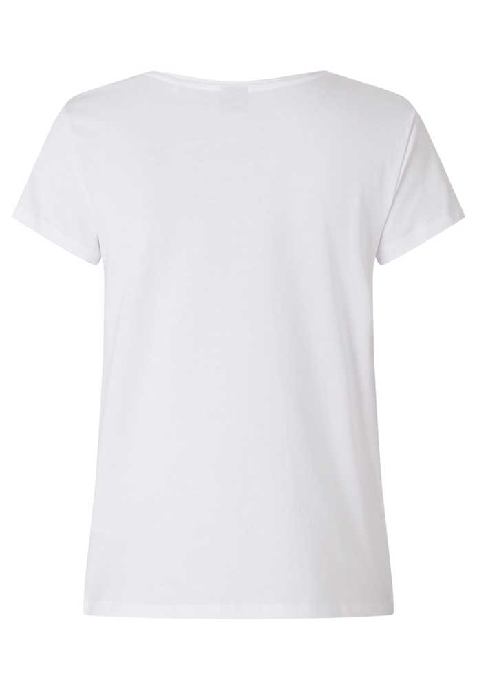 T-Shirt mit Metallic-Print