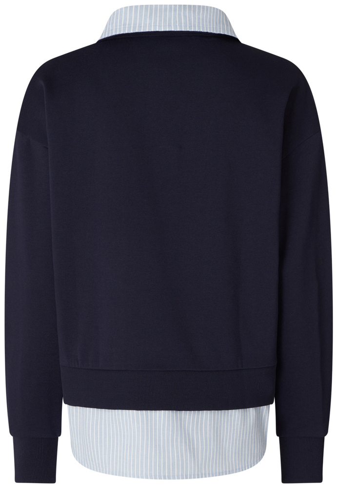 Sweatshirt mit Blusen-Details